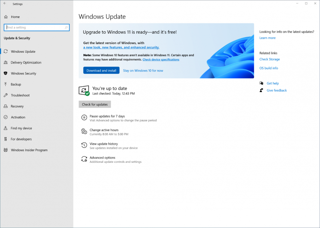 Windows 11 Update.
