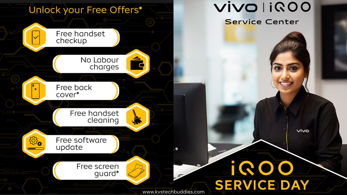FREE iQOO Back Cover & FREE Screen Guard For All iQOO Devices | iQOO Service Days